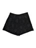 Shein 100% Polyester Paisley Black Shorts Size 4 - photo 1