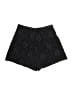 Shein 100% Polyester Paisley Black Shorts Size 4 - photo 2
