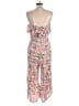 Lush Print Pink Red Jumpsuit Size L - photo 2