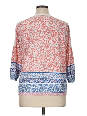Vintage America Blues 3/4 Sleeve Blouse (view 2)