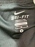 Nike 100% Polyester Chevron-herringbone Silver Athletic Shorts Size M - photo 3