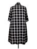 BLOOMCHIC 100% Polyester Plaid Black Casual Dress Size 22 - 24 - photo 2