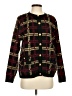 Hasting & Smith 100% Acrylic Plaid Black Cardigan Size S - photo 1