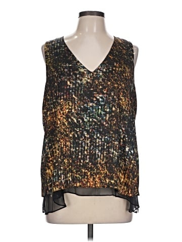 Lola & Sophie Sleeveless Silk Top (view 1)