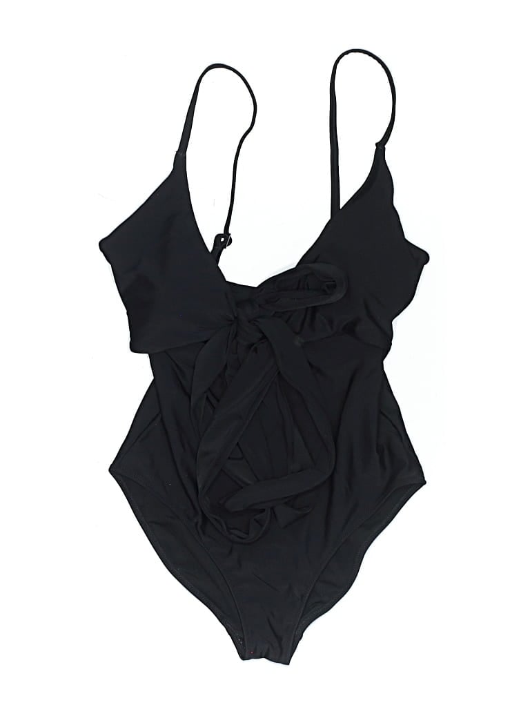 Pre-owned Aerie One Piece Swimsuit In Black