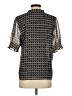 Ann Taylor 100% Polyester Black Short Sleeve Blouse Size XS - photo 2
