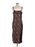 MICHAEL Michael Kors 100% Polyester Animal Print Brown Cocktail Dress Size M - photo 2
