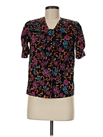DIVERSITY Petite Short Sleeve Blouse (view 1)