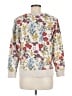 Talbots Floral White Pullover Sweater Size M - photo 2