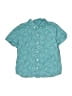 Vineyard Vines 100% Cotton Paisley Teal Short Sleeve Button-Down Shirt Size 7 - photo 1
