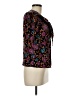DIVERSITY Petite Floral Black Short Sleeve Blouse Size 6 (petite) - photo 4