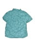 Vineyard Vines 100% Cotton Paisley Teal Short Sleeve Button-Down Shirt Size 7 - photo 2