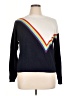 Sugarhill Brighton Color Block Blue Pullover Sweater Size 14 - photo 1