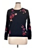Daniel Rainn Floral Black Pullover Sweater Size XL - photo 1