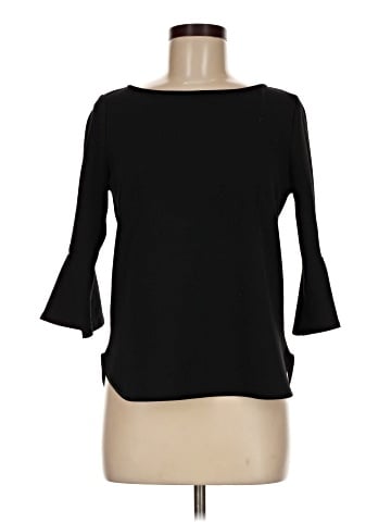 Green Envelope 3/4 Sleeve Top (view 1)