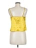 Unbranded 100% Polyester Gold Yellow Sleeveless Blouse Size M - photo 2