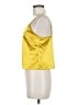 Unbranded 100% Polyester Gold Yellow Sleeveless Blouse Size M - photo 5