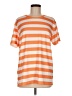Hinge Stripes Orange Short Sleeve T-Shirt Size M - photo 1