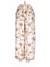 Rose + Olive 100% Rayon Floral Ivory Casual Pants Size L - photo 2