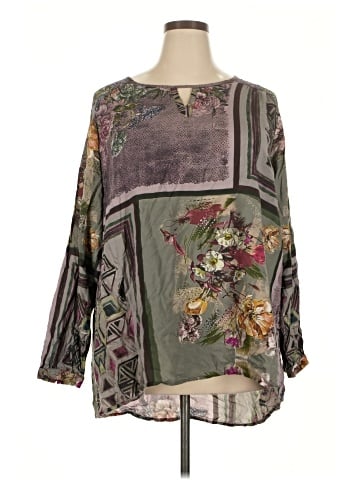 Tolani Collection 3/4 Sleeve Blouse (view 1)