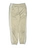 Adidas 100% Polyester Solid Tan Track Pants Size 6 - photo 1