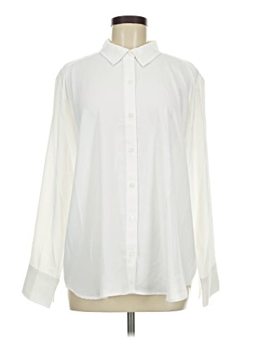 Scoop Long Sleeve Blouse (view 1)