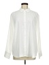 Scoop 100% Polyester Solid Ivory Long Sleeve Blouse Size M - photo 1