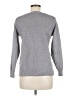 Marla Wynne Chevron-herringbone Gray Pullover Sweater Size M - photo 2