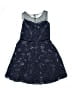 Rare Editions 100% Polyester Stars Blue Cocktail Dress Size 10 - photo 1