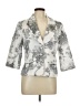 White House Black Market Print Ivory Blazer Size 10 - photo 1