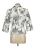 White House Black Market Print Ivory Blazer Size 10 - photo 2