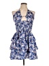 Shein 100% Polyester Blue Cocktail Dress Size L - photo 1