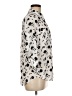 BCX 100% Polyester Print Ivory 3/4 Sleeve Blouse Size M - photo 4