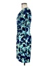 Ann Taylor Print Blue Cocktail Dress Size 6 - photo 5