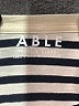 ABLE 100% Cotton Stripes Silver Long Sleeve T-Shirt Size S - photo 7