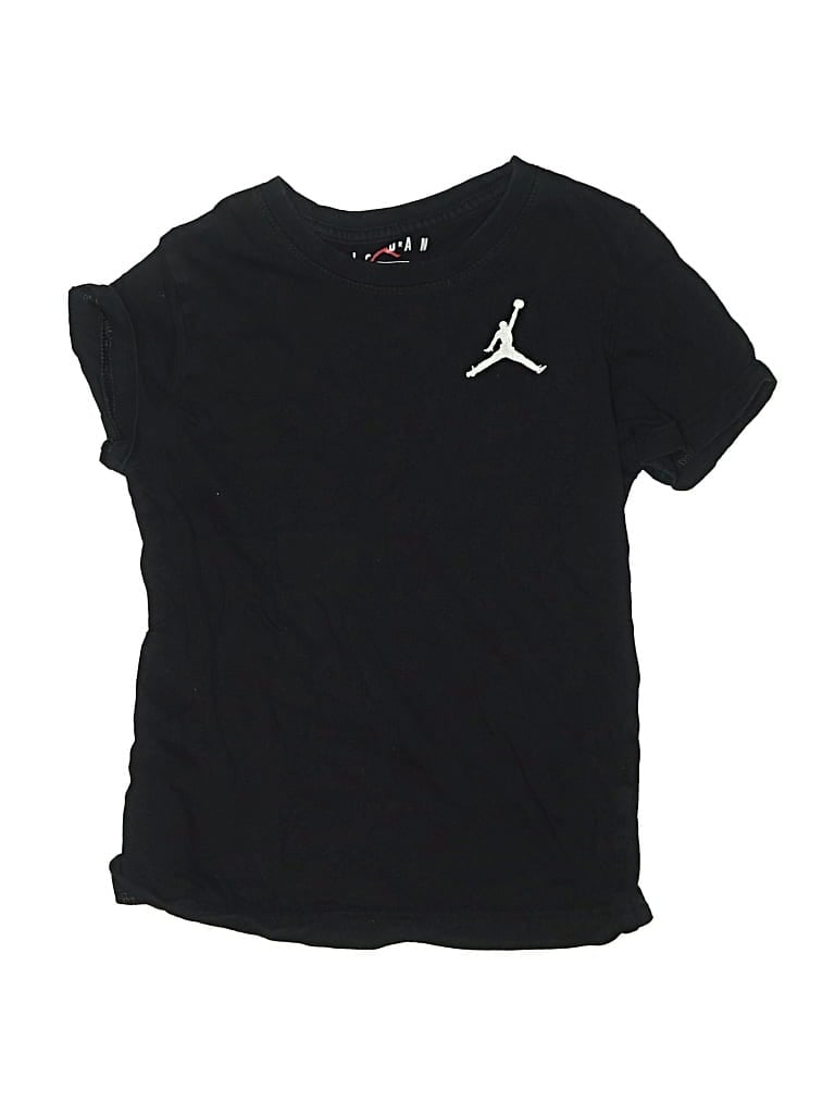 Pre-owned Air Jordan Kids' Short Sleeve T-shirt In Black
