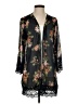 Rewind 100% Polyester Black Kimono Size S - photo 1