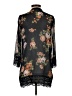Rewind 100% Polyester Black Kimono Size S - photo 2