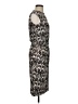 Tory Burch 100% Silk Print Gray Cocktail Dress Size XS - photo 4