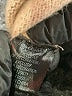 Skull Cashmere Color Block Tan Pullover Sweater Size S - photo 8