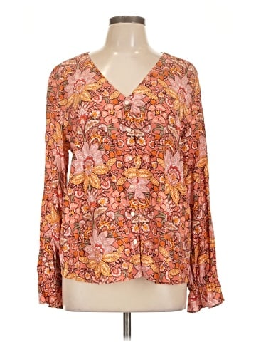Ann Taylor LOFT Long Sleeve Blouse (view 1)