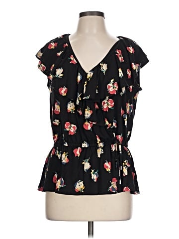 Lauren by Ralph Lauren Short Sleeve Blouse (view 1)