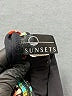 Sunsets Floral Black Swimsuit Bottoms Size L - photo 3