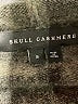 Skull Cashmere Animal Print Black Turtleneck Sweater Size S - photo 7