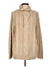 L.L.Bean 100% Cotton Tan Turtleneck Sweater Size L - photo 1