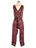 Free People Animal Print Red Jumpsuit Size S - photo 1