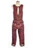 Free People Animal Print Red Jumpsuit Size S - photo 2