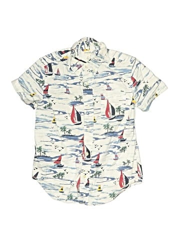 Crewcuts Outlet Short Sleeve Button-Down Shirt (view 1)