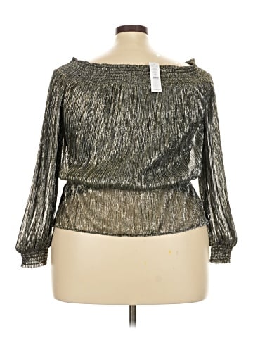 White House Black Market Long Sleeve Blouse (view 2)