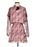 Aqua 100% Polyester Paisley Pink Casual Dress Size S - photo 1